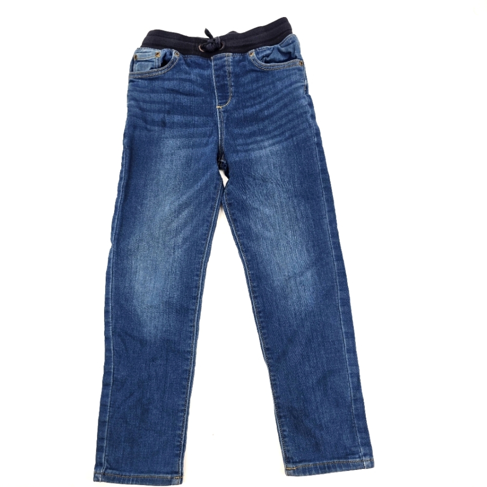 Jumping Beans Blue Straight Jeans with Trim Size 7